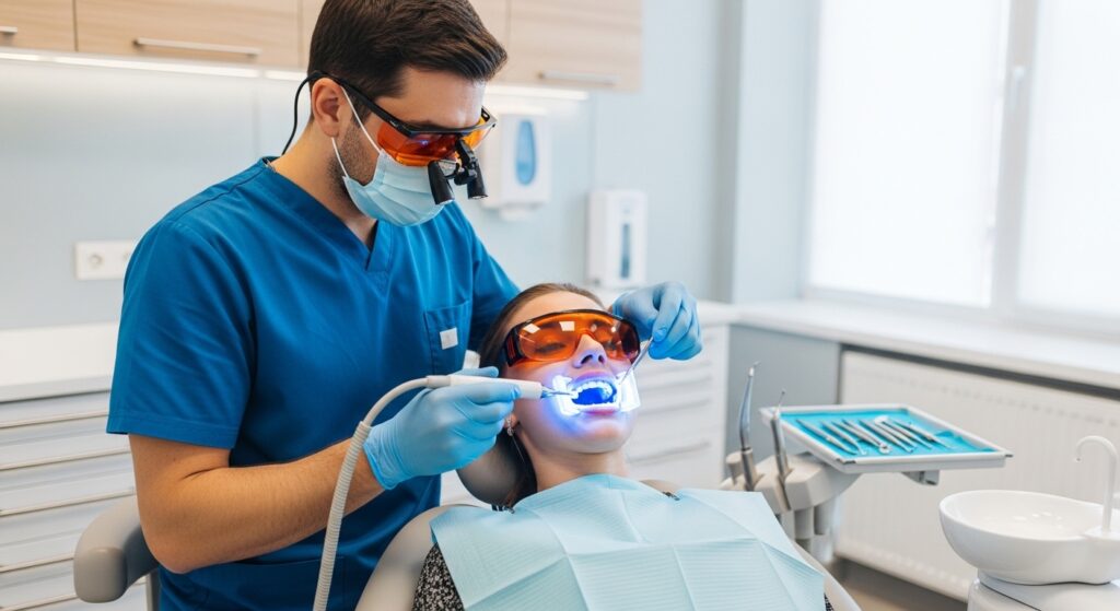 professional teeth whitening