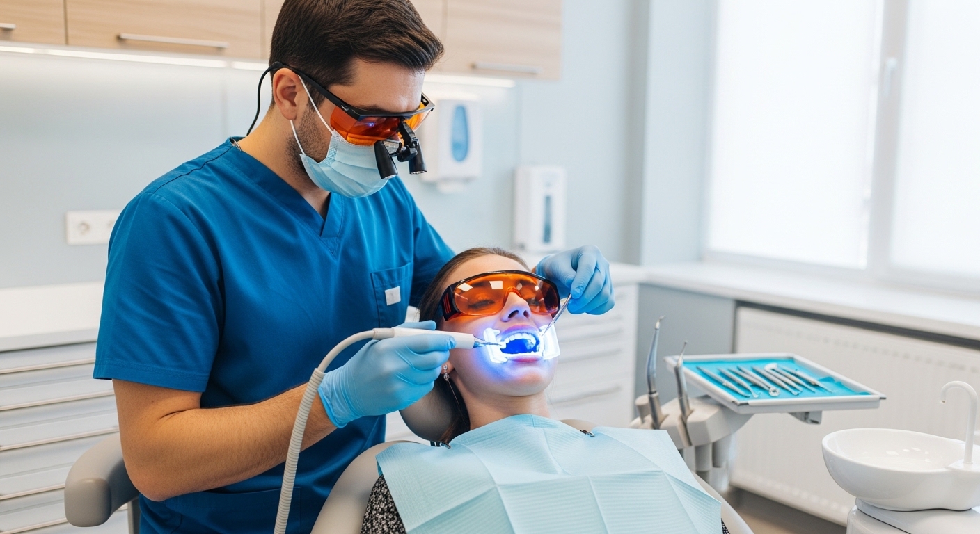 professional teeth whitening
